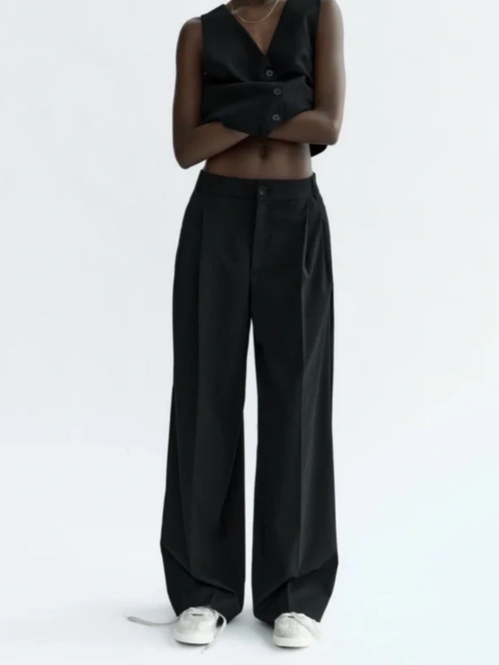 Zara Black Tailored Trousers